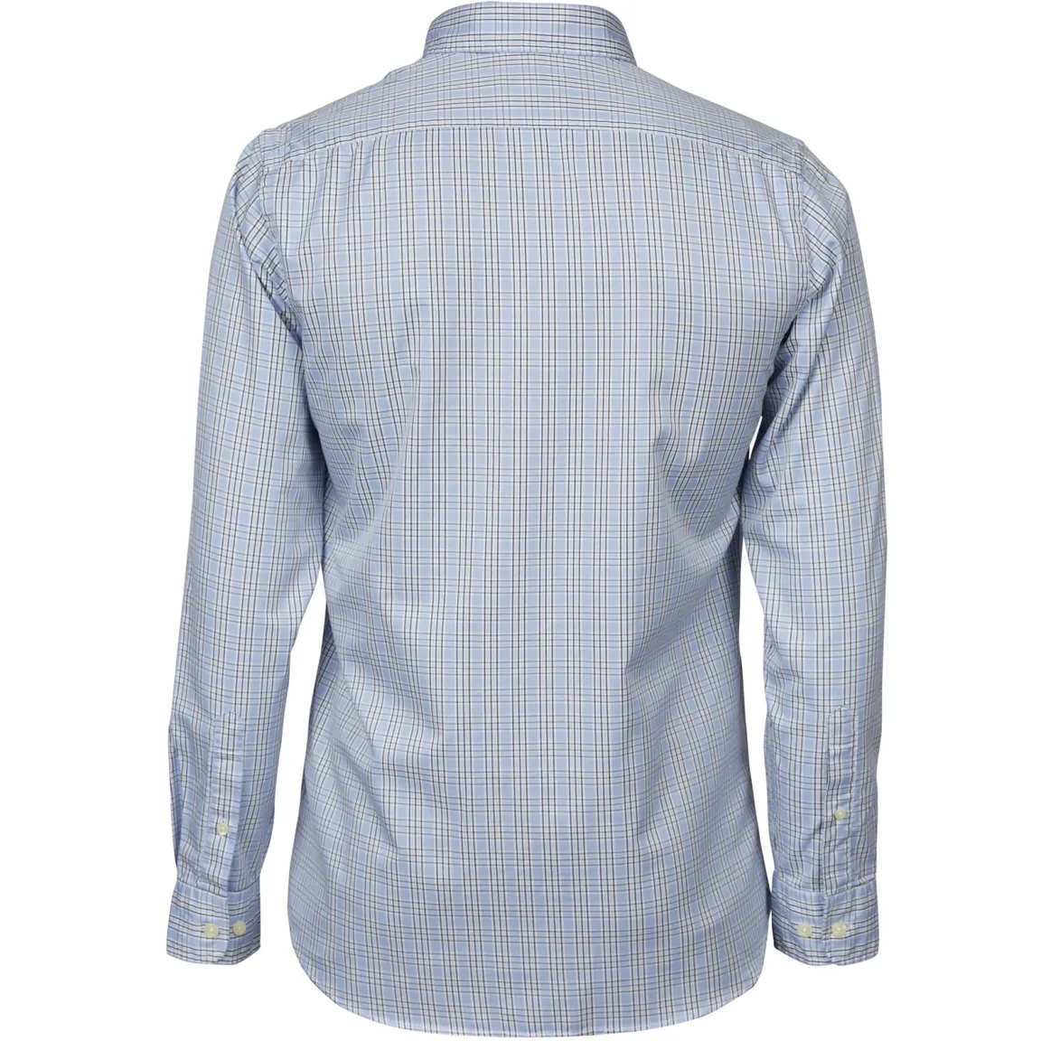 New River Woods Custom fit Wallstreethemd in blauw -