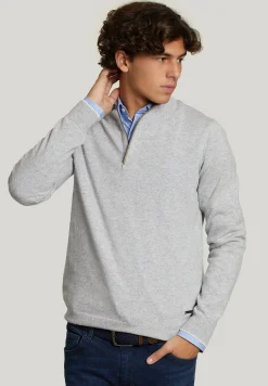Discount River Woods Custom fit wol-kasjmier trui pinguin mix -