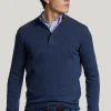 Online River Woods Custom fit wol-kasjmier trui dk denim mix -
