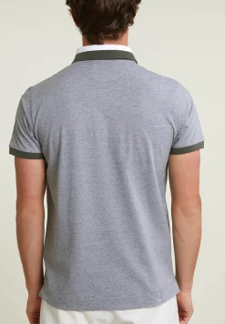 Clearance River Woods Custom fit zijdeachtige katoenen polo forest -