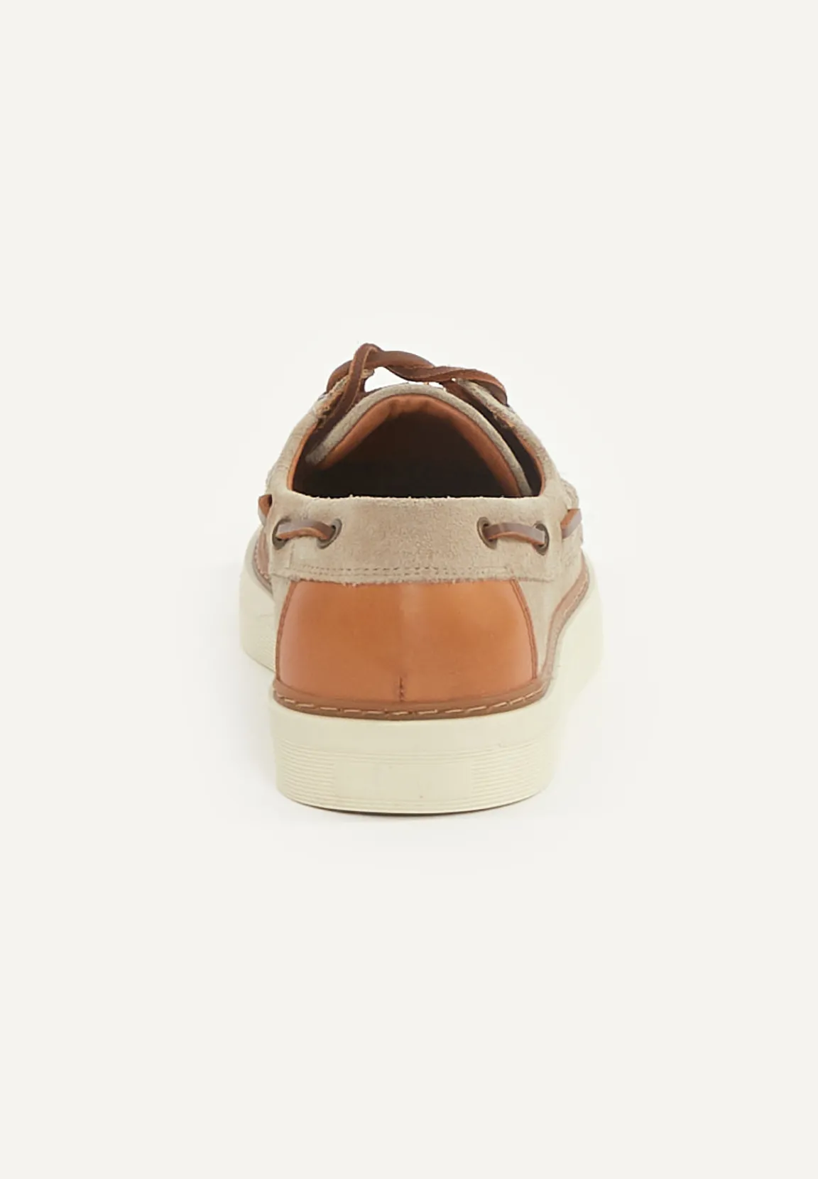 Fashion River Woods Daim bootschoenen met veters beige -