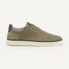 Outlet River Woods Daim sneakers met veters kaki -