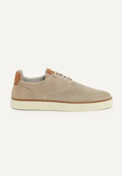 Online River Woods Daim sneakers met veters beige -
