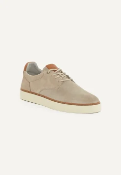 Online River Woods Daim sneakers met veters beige -
