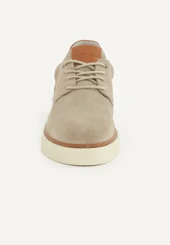 Online River Woods Daim sneakers met veters beige -