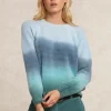 Sale River Woods Degradé trui alpaca-zuivere scheerwol blauw/grijs/groen -