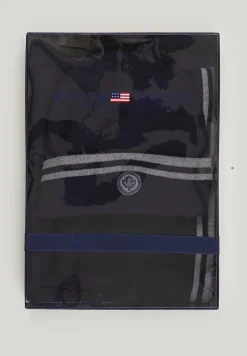 Hot River Woods Doos sjaal en muts dark navy voor jongens -