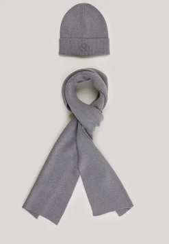 Discount River Woods Doos sjaal en muts grey mix voor heren -