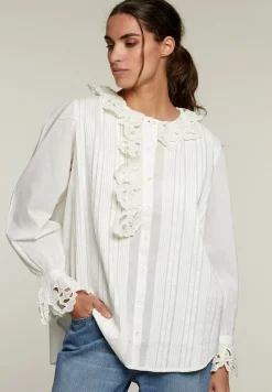 New River Woods Ecru blouse -