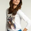 Clearance River Woods Ecru T-shirt ronde hals -