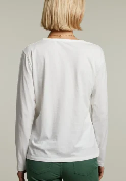 Best River Woods Ecru T-shirt ronde hals -