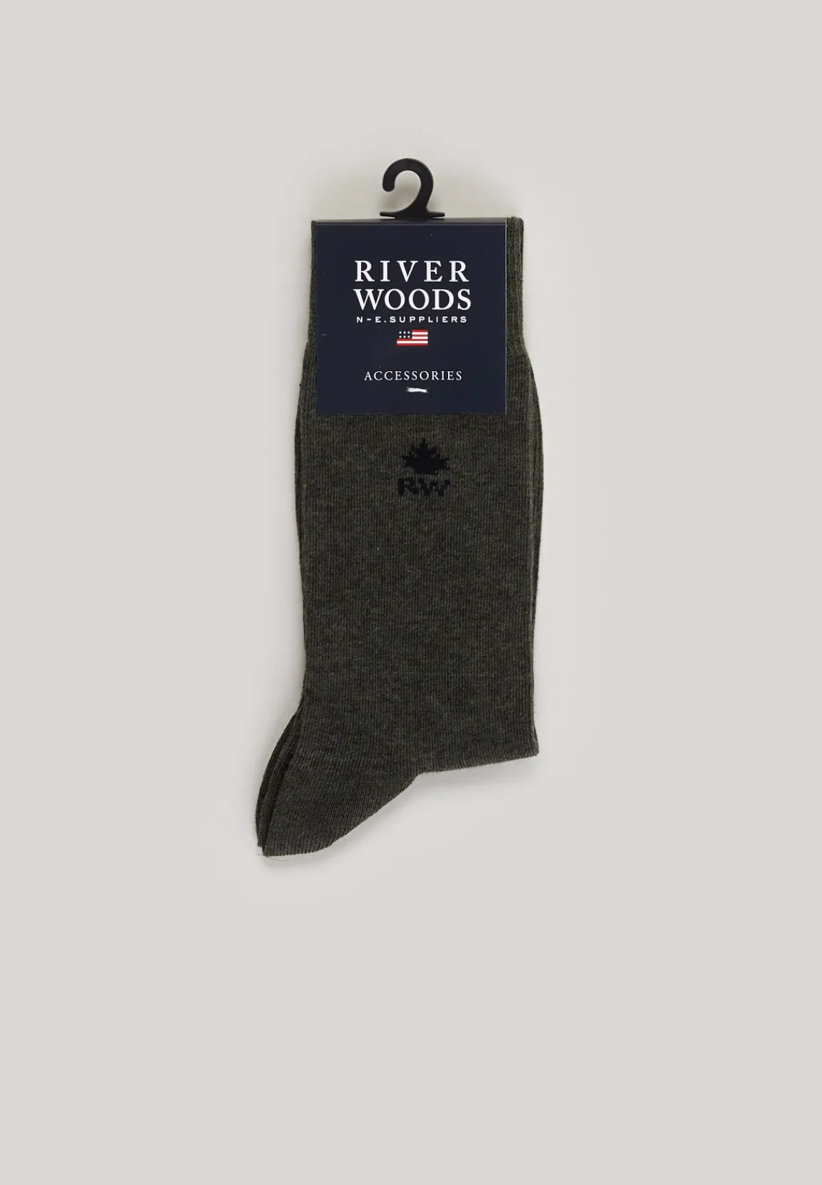 Outlet River Woods Effen katoenen sokken table mountain mix -