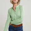 Clearance River Woods Emerald groene klassieke T-shirt lange mouwen -