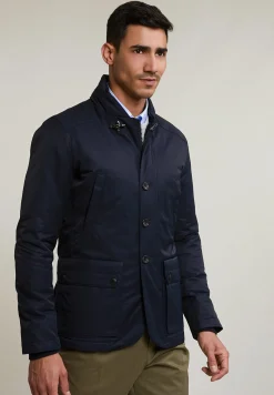 Hot River Woods Fancy jas opgestikte zakken navy -