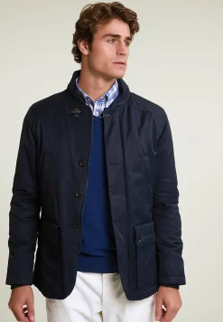 Hot River Woods Fancy jas opgestikte zakken navy -