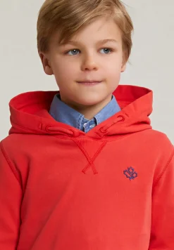 Sale River Woods Fancy katoenen kaptrui cornell red -