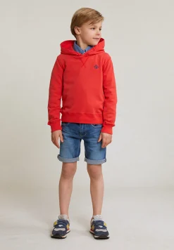 Sale River Woods Fancy katoenen kaptrui cornell red -