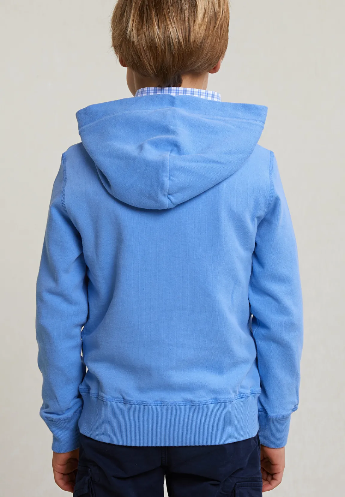 Discount River Woods Fancy katoenen kaptrui sky -