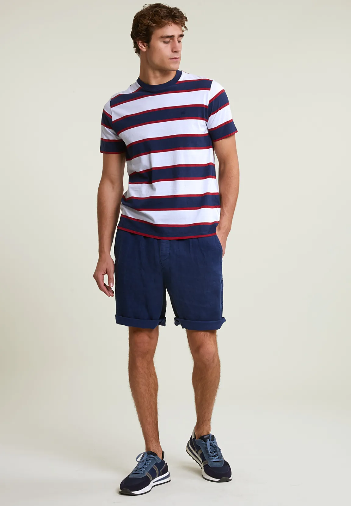 Best River Woods Fancy katoenen stretch short space -