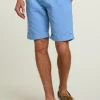 Best River Woods Fancy katoen-linnen chinoshort stone -