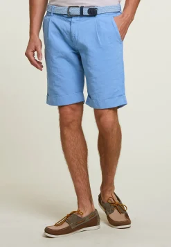 Best River Woods Fancy katoen-linnen chinoshort stone -