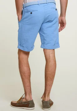 Best River Woods Fancy katoen-linnen chinoshort stone -