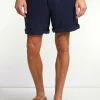 Best River Woods Fancy linnen short oxford blue -
