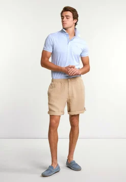 Best River Woods Fancy linnen short taupe -