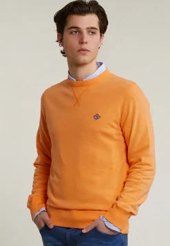New River Woods Fancy trui ronde hals peach -