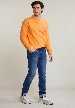 New River Woods Fancy trui ronde hals peach -