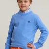 Clearance River Woods Fancy trui ronde hals sky -
