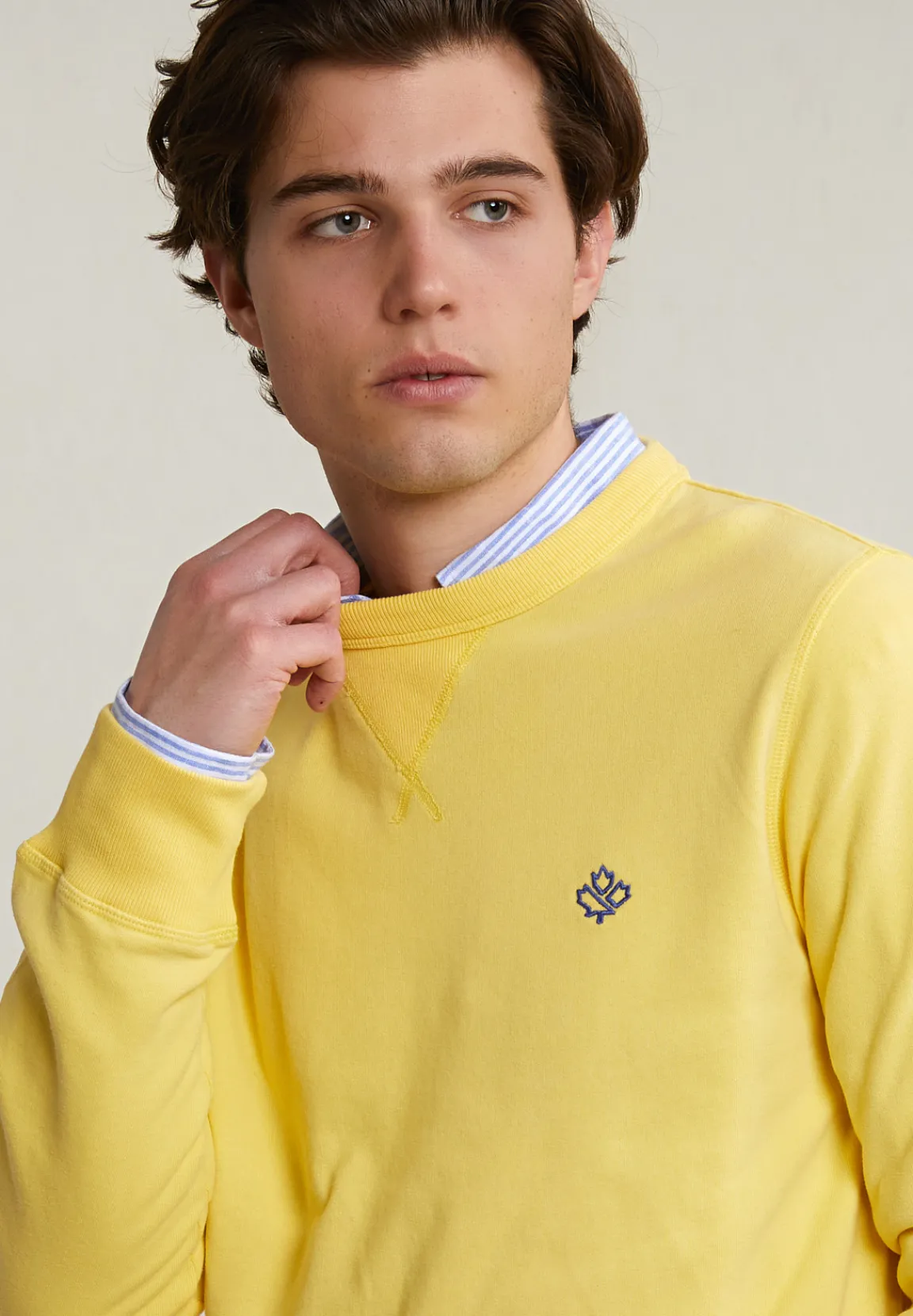 Outlet River Woods Fancy trui ronde hals sun flower -