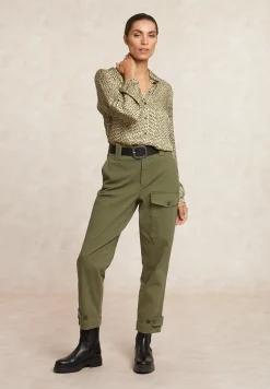 Sale River Woods Fantasie blouse lange mouwen kaki -