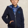 New River Woods Fantasie fleece hoodie admiral -