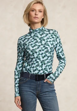 Online River Woods Fantasie rolkraag T-shirt lange mouwen multi -