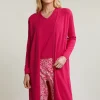 Best River Woods Fuchsia lange cardigan lange mouwen -