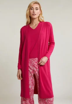 Best River Woods Fuchsia lange cardigan lange mouwen -