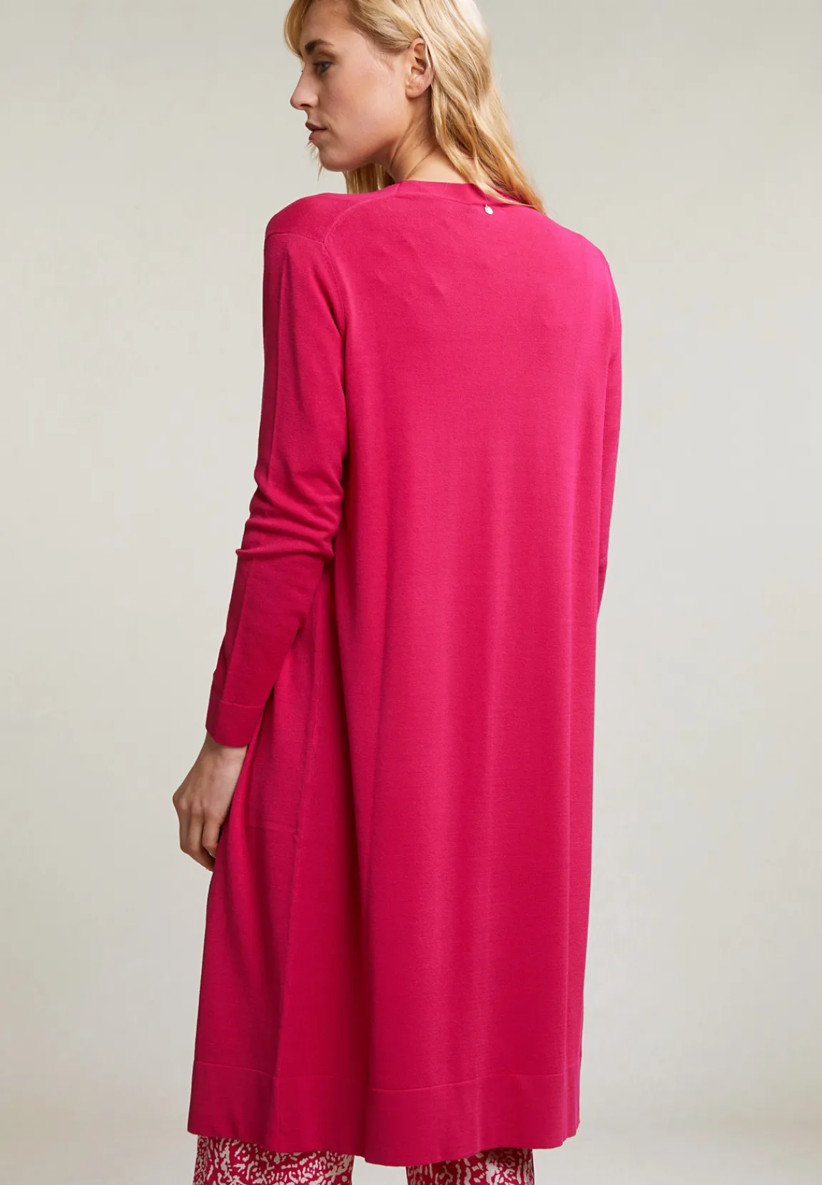 Best River Woods Fuchsia lange cardigan lange mouwen -