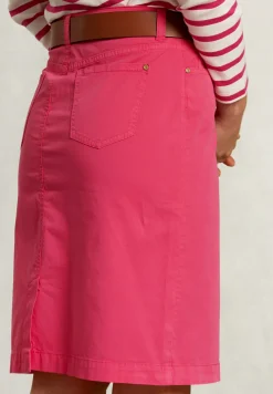 Discount River Woods Fushia effen midirok -