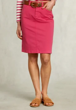 Discount River Woods Fushia effen midirok -