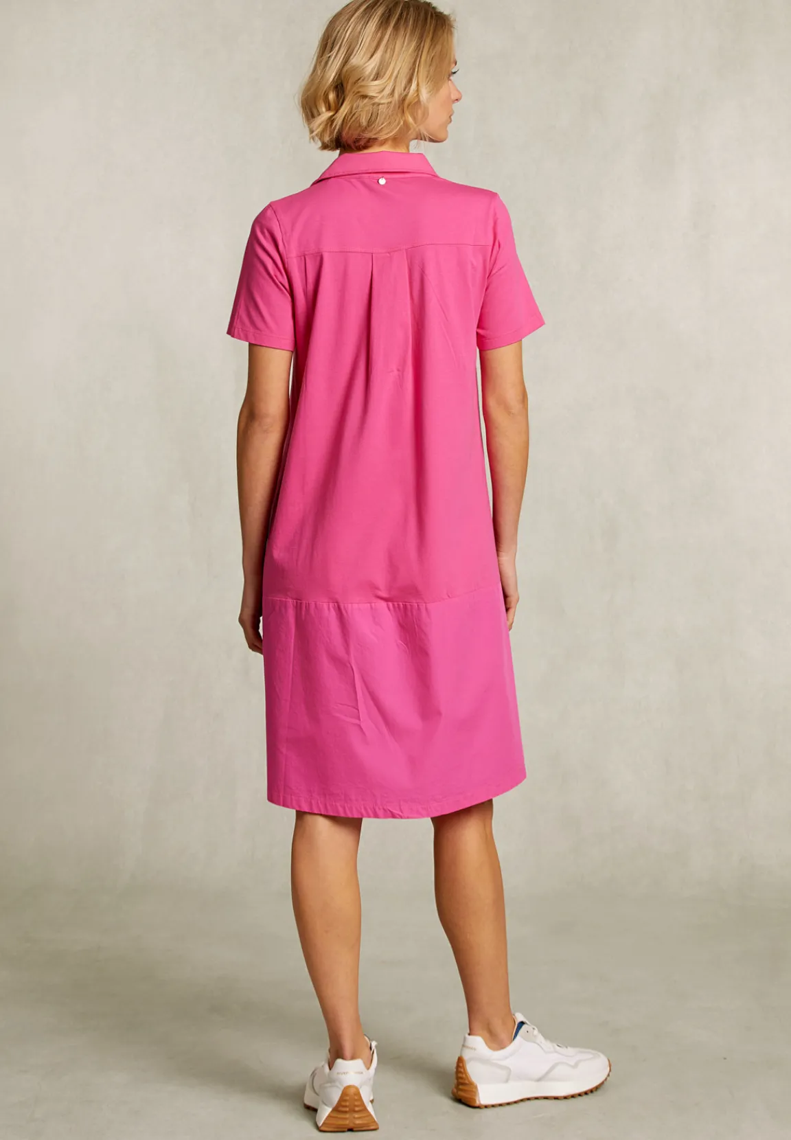 New River Woods Fushia katoenen polojurk -