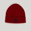 Sale River Woods Gebreide katoenen muts aspen red voor jongens -