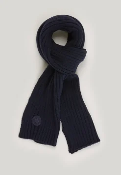 Online River Woods Geribde katoenen sjaal dark navy voor jongens -