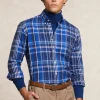 Fashion River Woods Geruit flanellen hemd blauw/grijs -