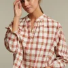 New River Woods Geruit hemd met lange mouwen -