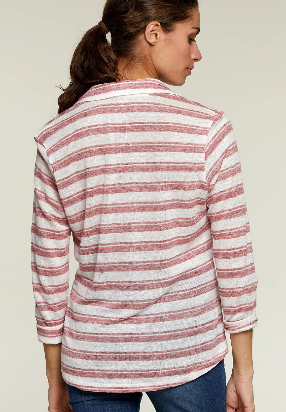 Clearance River Woods Gestreepte blouse met lange mouwen -