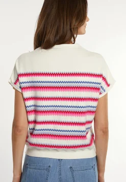 Online River Woods Gestreepte mouwloze trui ronde hals multi -