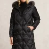 Fashion River Woods Gewatteerde donsjas met kap zwart -