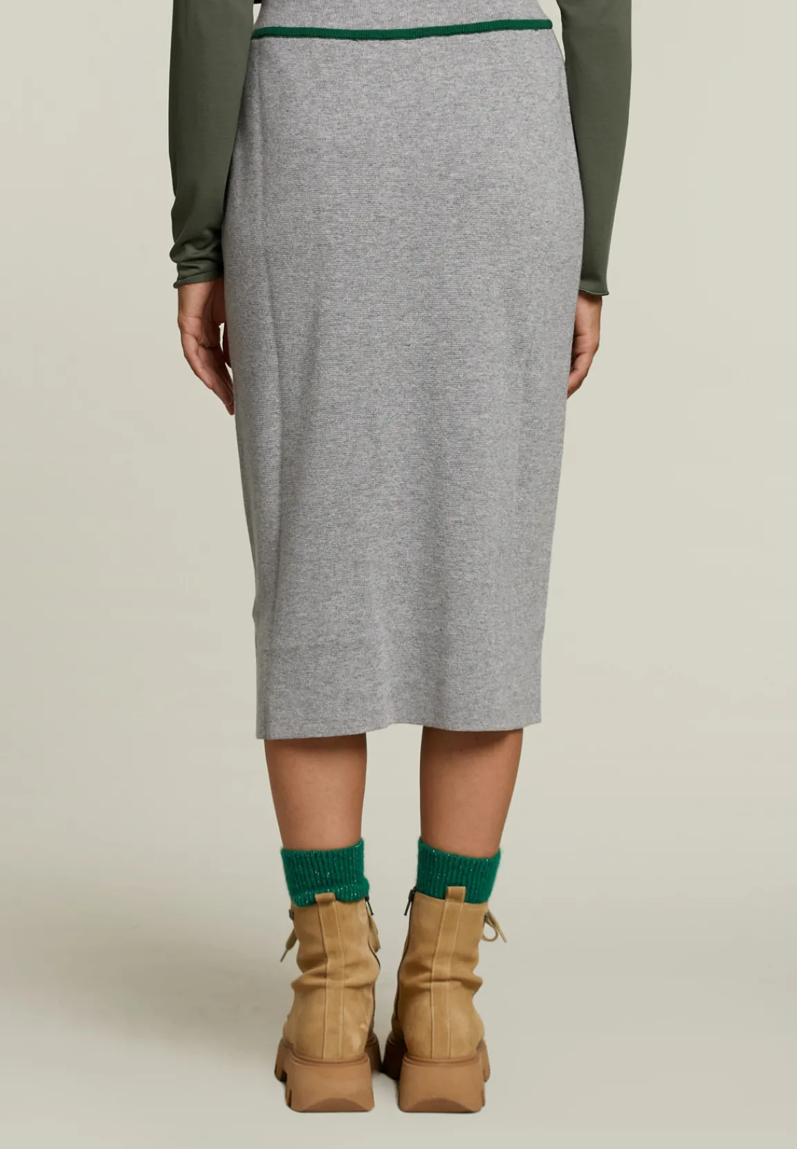Discount River Woods Grijze midirok -