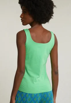 Sale River Woods Groen basic stretch topje -